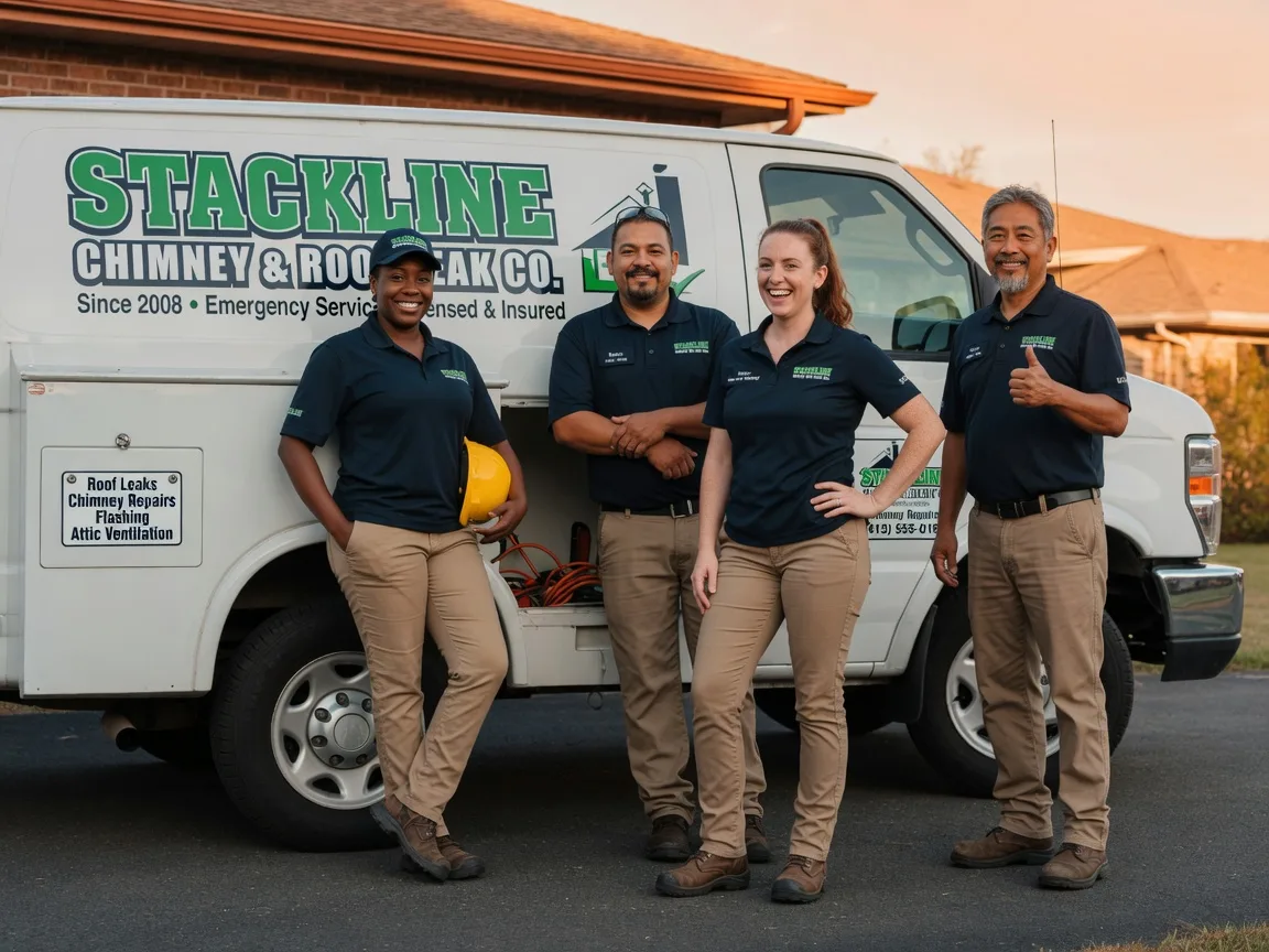 Chimney flashing repair company in Chickasaw, OH